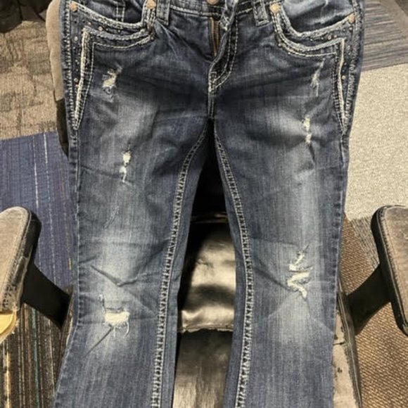 Silver Aiko Bootcut Jeans - Picture 5 of 5
